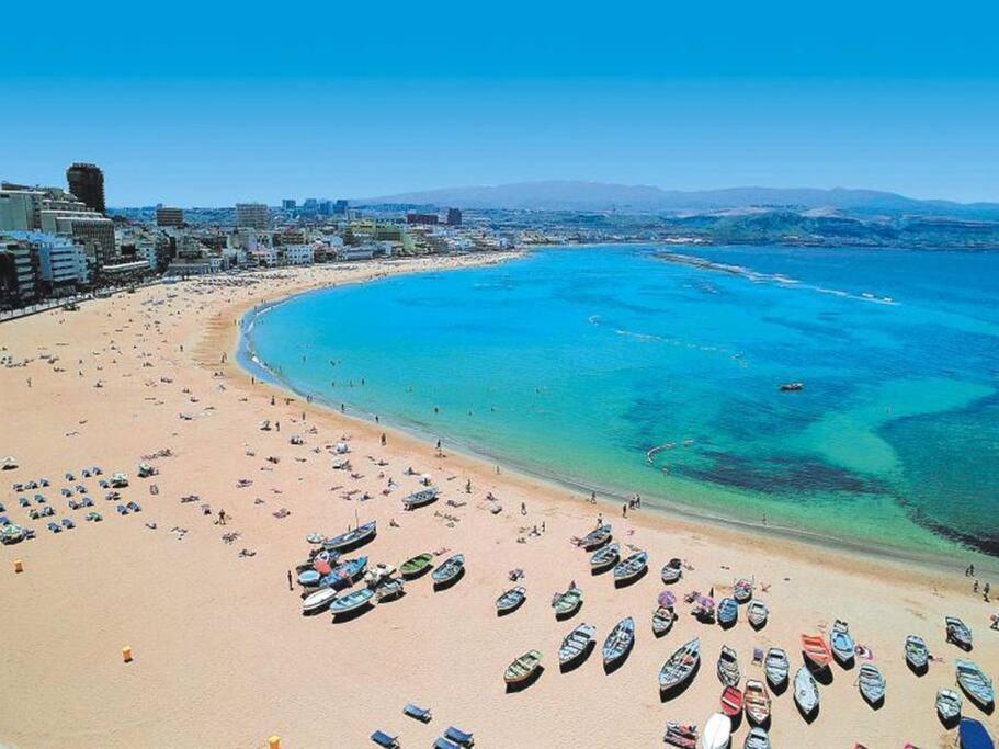 Beachfront Apt With Open Terrace In Las Canteras Apartment Las Palmas de Gran Canaria Exterior photo